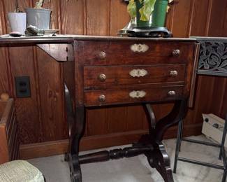 Antique sewing table