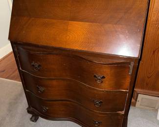 Mahogany secretary desk