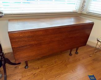 Primitive drop leaf table