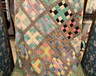 Antique hand stitched quilt