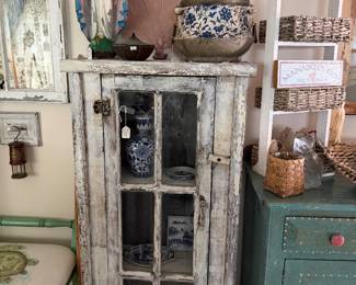 Tall glass front $160