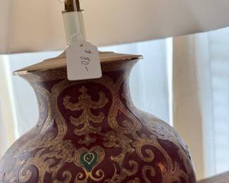 Cloisonne' lamp $80