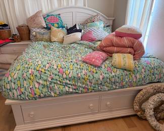 King bed with box/ mattress $300