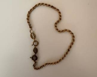 14k gold bracelet $60