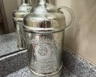 mercury glass vase