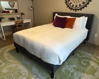 Queen bed and mattress