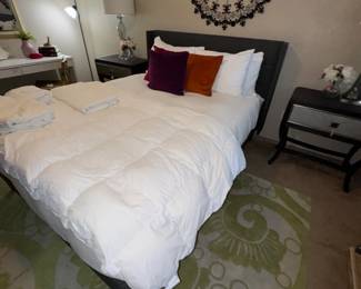 Queen size bed and frame