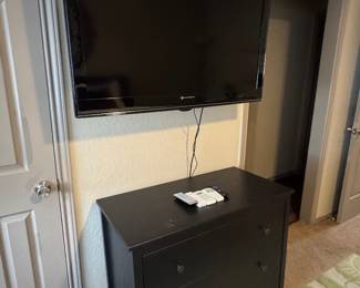 Dresser and tv