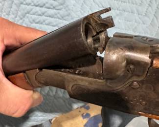 antique Charles Daly side by side percussion 12g