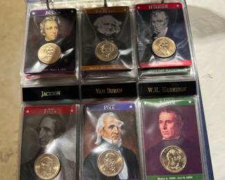 Presidential $1 Coins, gold coins, silver coins