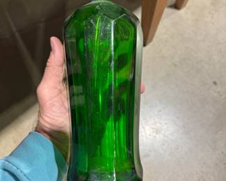 Coca Cola green seltzer bottle