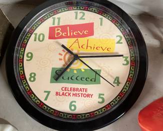 Black History month clock