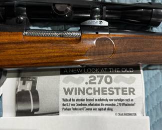 Winchester .270, beautiful rifle