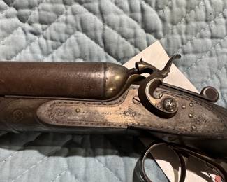 antique Charles Daly side by side percussion 12g