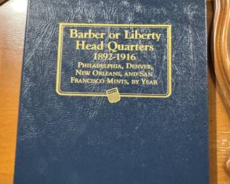 Book Barber or Liberty Head coins