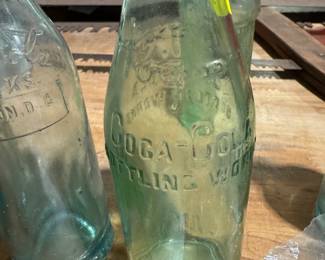 Coca Cola bottles, nice old ones