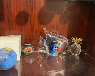 crystal, paperweights