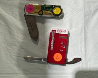 Coca Cola & John Deere collectible knife