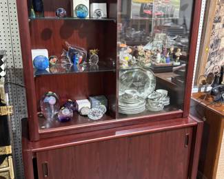 China/display cabinet, made in Denmark