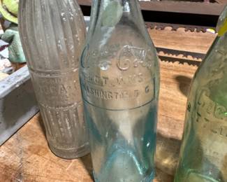 Coca Cola bottles, nice old ones