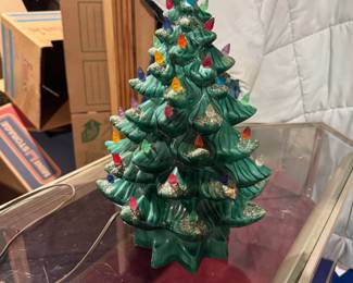 retro ceramic Christmas tree, 1 of 2