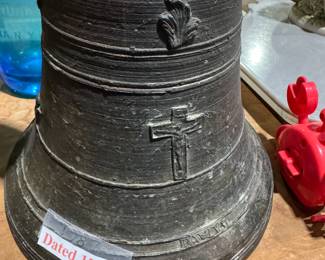 antique cast Church bell dated 1787