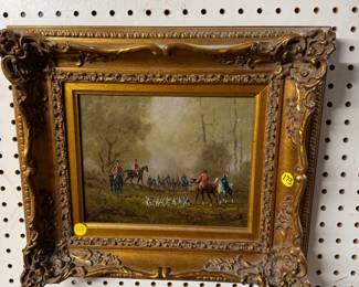 oil paintings, Fox Hunt