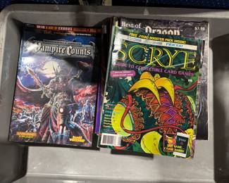 assorted comic, Marvel, Magic, collector cards