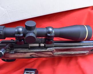 Ruger bolt action 22 with Leopold scope
