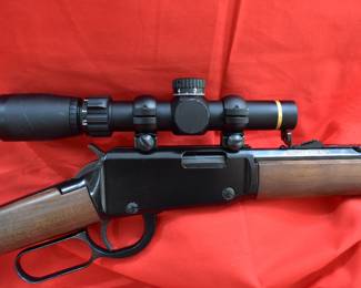Henry lever action 22 with Leopold scope