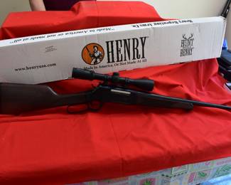 Henry lever action 223 with Burris scope