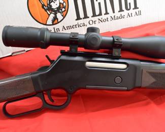 Henry 223 lever action with Burris scope