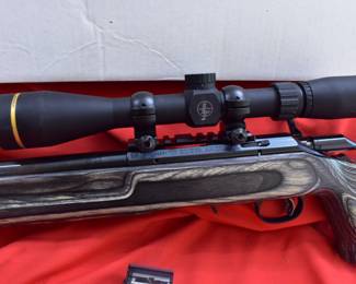 Ruger bolt action 22 with Leopold scope