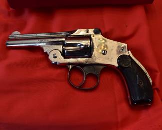 Smith & Wesson 38 safety nickel plated