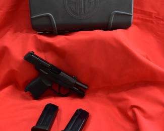 sig sauer p365 box and 2 mags.