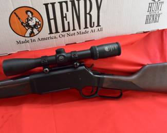 Henry 223 lever action with Burris scope