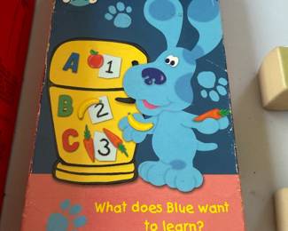 Blue's Clues Play Along with Blue ABC's and 123's children's book