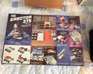 Vintage Gilbert Erector Set 375 construction toy set