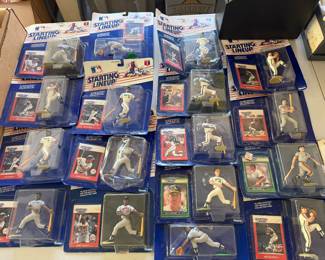 Starting Lineup MLB baseball figures in original blister packs with cards