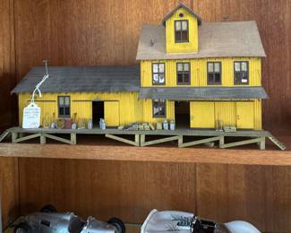 Kit Built -Farm Stand -Model train display 