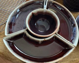 Lazy Susan- Brown Drip Pfaltzgraff