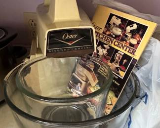 Vintage Oster kitchen center. Complete