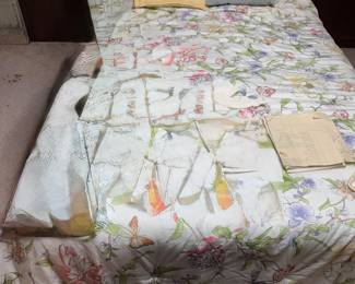 Double Bed with storage head board