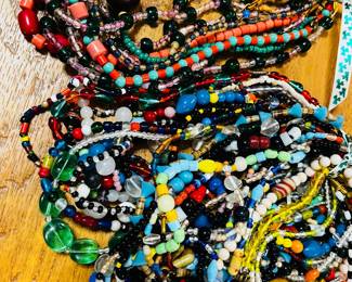 Glass Mardi Gras Beads