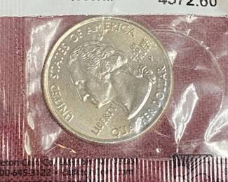 Uncirculated 2008 Oklahoma Quarter