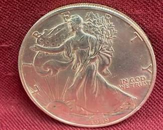 Silver Dollar 1989- Walking Liberty