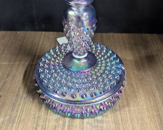 3 pc Fenton Amethyst Perfume-Powder Set