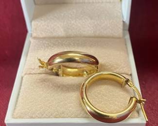 Gold over Sterling Earrings