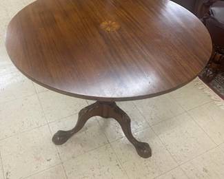 Georgian Mahogany Tilt Top Occasional Table