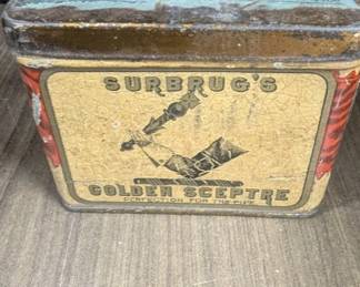 Surbrug's Tobacco Tin